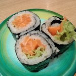 すし江戸 - サーモン巻