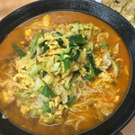 Gyouza No Oushou - 辛玉ラーメン (430円) 大盛 (100円)＋税