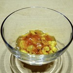 TTOAHISU - ◆ボタン海老に北海道産トウモロコシ 甲殻類のジュレ