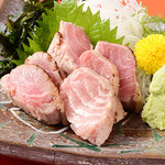 築地いなせや - 鮪の脳天のタタキ