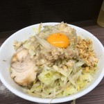 ラーメン二郎 横浜関内店 - ★小ラーメン（ヤサイ・ニンニク・アブラ・740 円 ）汁なし（80 円 ）★