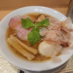 なにわ 麺次郎 - 追い鰹らーめん 味玉付