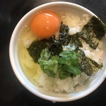中華そば 四つ葉 - 玉子かけごはん