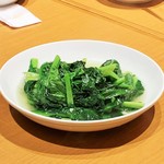 味仙 - 青菜炒め。750円＋税