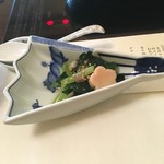 梅の花 - 小鉢 小松菜のおひたし