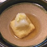 梅の花 - 揚げ出し豆腐。