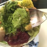 梅の花 - 超濃厚な抹茶アイス。