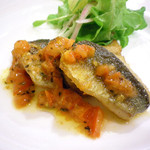 Lot - 2012/jan お魚ランチ：地物アジのソテー・焦がしバターソース