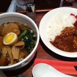 Hiro - ランチ：カレーラーメンセット 1000円