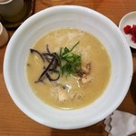 鶏白湯 しら川 - コク濃しら川ラーメン　950円