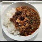 成都館 - 炸五花肉カレー(大)　900円