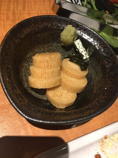 Uotami - シャキシャキ山芋の溜まり醤油です