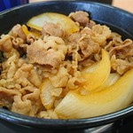 そば処 吉野家 - ミニ牛丼アップ