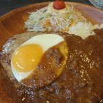 びっくりドンキー - エッグハンバーグカレー300g