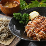 穂高城 - 山賊丼と十割そば小盛のお得なセット　１４９０円