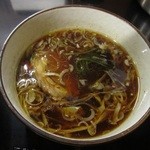 鶴麺 鶴見本店 - 黒つけそば（タレ）