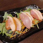 東北料理とお酒 奥羽六仙 - 鴨のカルパッチョ
