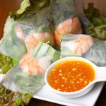 Namaharumaki fresh spring rolls (3 pieces)