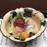 料亭 大宮 一の家 - お造り。
      美味し。