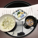 料亭 大宮 一の家 - 食事。
      美味し。