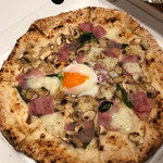 PIZZA SALVATORE CUOMO - 「イタリア産ハムとマッシュルームのビスマルク」