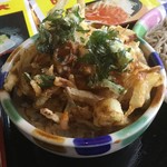 桶川市べに花ふるさと館 - 桶川市べに花ふるさと館　新弟子丼