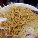 らうめん　さぶ郎 - 無料で変更出来る極太麺美味しかったです♪二朗系好きな方は極太麺にした方が良いです！