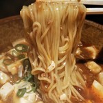 麺龍 炎の杜 - ストレートの中華細麺