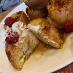 芭蕉珈琲 - フレンチトーストの断面(^o^)