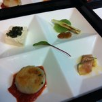 ごはんや - お食事コースの「前菜４品プレート」