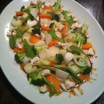 ごはんや - 大皿「とりササミと茹で野菜」