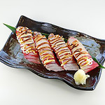 北海鮮 - 『炙りまぐろ寿司』大人気のマグロも炙りました！