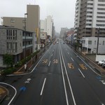 Asahiya - 店付近を上空から撮影｢仙台駅方向｣　おっ？いよいよドローンデビューか？