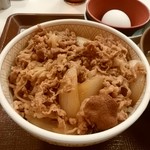 すき家 - 牛丼_並盛しじみ汁たまごセット