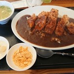 肉食堂 最後にカツ。 - 