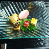 中国料理 カリュウ(ヨコハマ グランド インターコンチネンタル ホテル) - ランチコースの前菜　美しい。