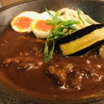 美の庵 - ☆牛すじカレーうどん(税込960円)白眉♪深いコク！トロトロの牛すじ！コシのあるうどん！美味い！