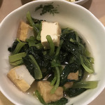 Hamakawa - おばんざい：厚揚げと小松菜の煮物