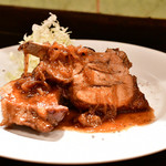 旬采 - 火の本豚 スペアリブのオーブン焼き@1,580円：全景