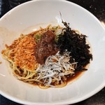 にぎりや松 - 〆に混ぜそば