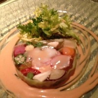表参道バンブー - オマール海老と彩り野菜のテリーヌ