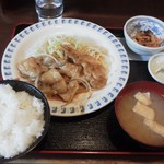 Kicchin Na Oi - 豚肉の生姜焼き（７００円）