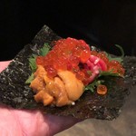 焼肉 大河 - ランプのウニいくら