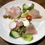 ナガタ店 - “燃えよ自家製ハム”等の前菜盛り合わせ※イベント限定