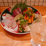 居酒屋 おちゃ腕 - 刺盛りとAKABU Mountain 