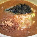 大鷹ラーメン - 濃厚魚介つけ麺(330g) 650円 のつけ汁