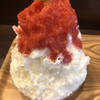 おいしい氷屋 - 料理写真:あまおうイチゴミルク750円