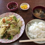 Kou - 野菜炒めライス（750円）