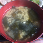 Shimodewa Uchiyamaya - ワカメたっぷりのお味噌汁