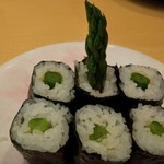 なごやか亭 白石本通店 - 栗山産アスパラ巻